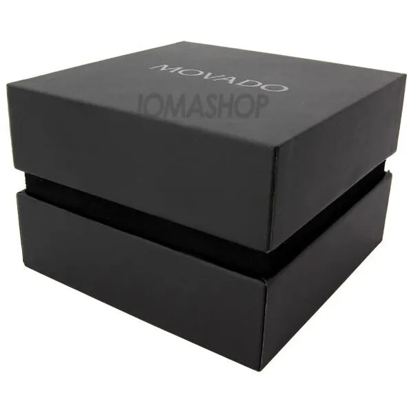 Movado Faceto Black Dial Stainless Steel Men's Watch 0606237