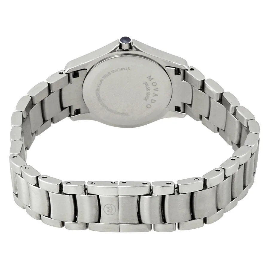 Movado Masino Black Diamond Dial Ladies Watch 0606186