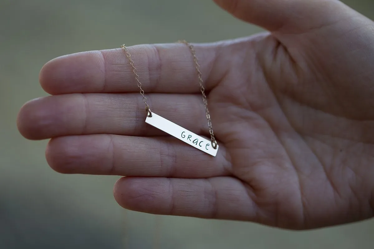 Nameplate Necklace