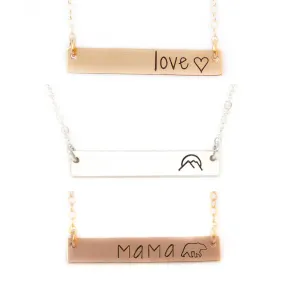 Nameplate Necklace