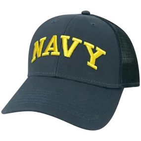 Navy Midshipmen Lo-Pro Snapback Adjustable Trucker Hat