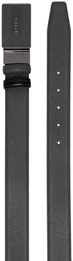 NEW Bally Oliver Men's 6232311 Grey Leather 110cm Belt MSRP $395