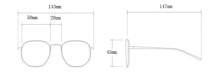 New Retro Small Round Frame Sunglasses