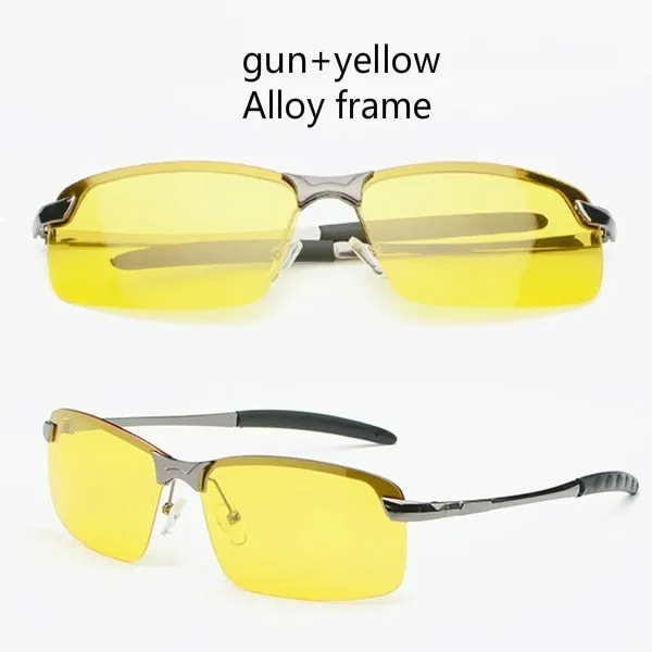 Night Vision Glasses Phototropic Polarized Sunglasses Outdoor Sport Sun Glasses Day Night Vision Driver Goggles