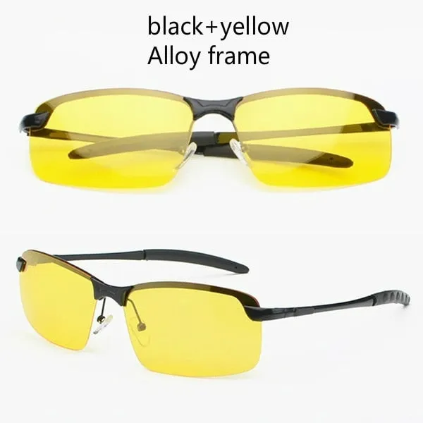 Night Vision Glasses Phototropic Polarized Sunglasses Outdoor Sport Sun Glasses Day Night Vision Driver Goggles