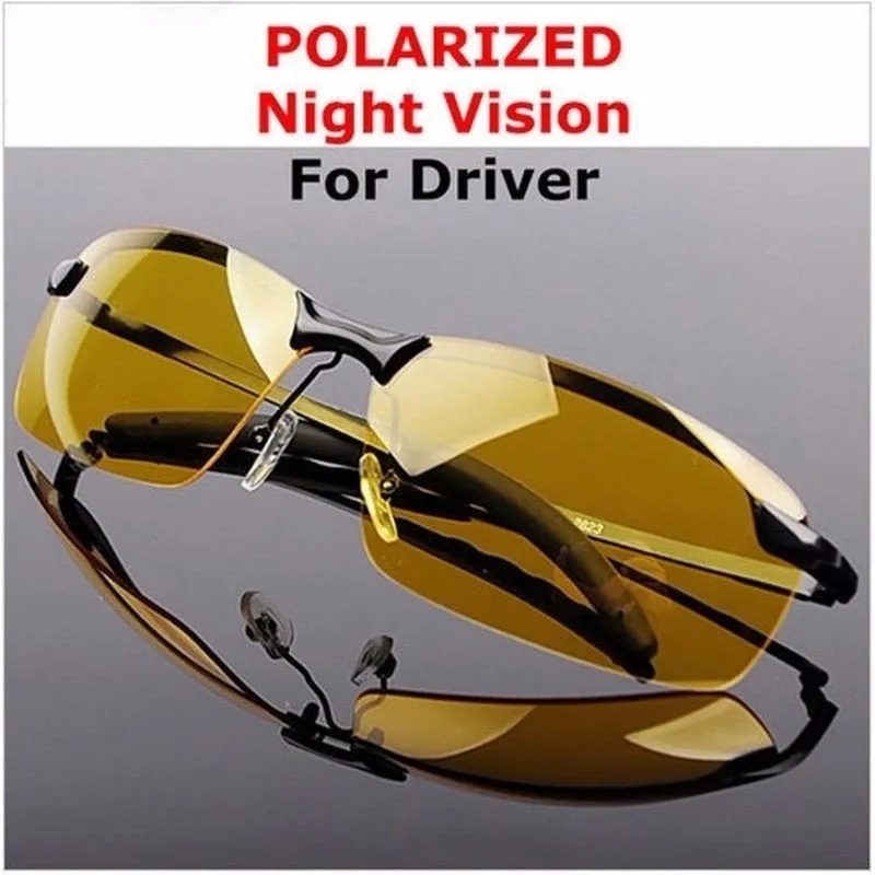 Night Vision Glasses Phototropic Polarized Sunglasses Outdoor Sport Sun Glasses Day Night Vision Driver Goggles