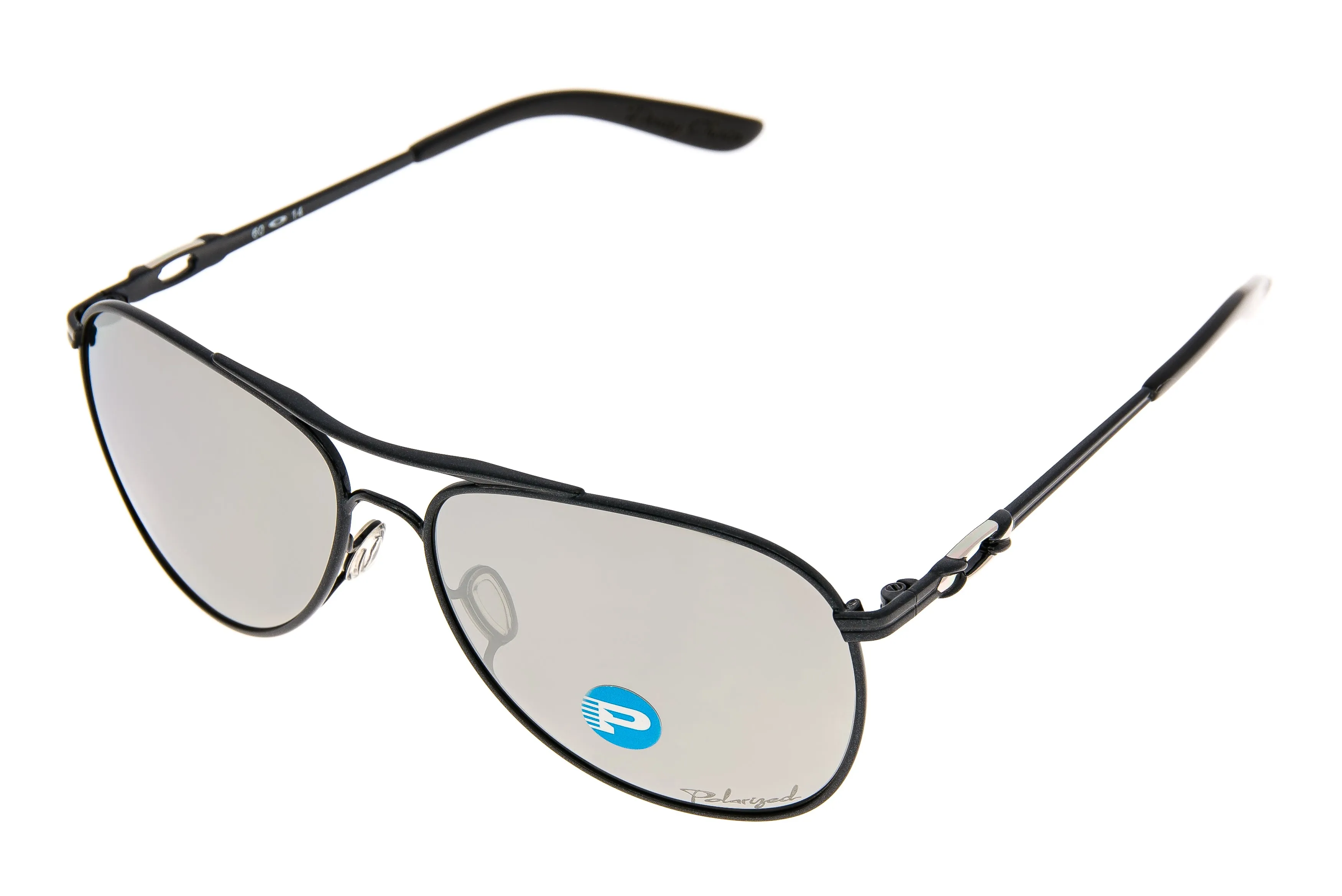 Oakley Daisy Chain Sunglasses Black Frame Polarized Mirrored Black Lens - Pre Owned