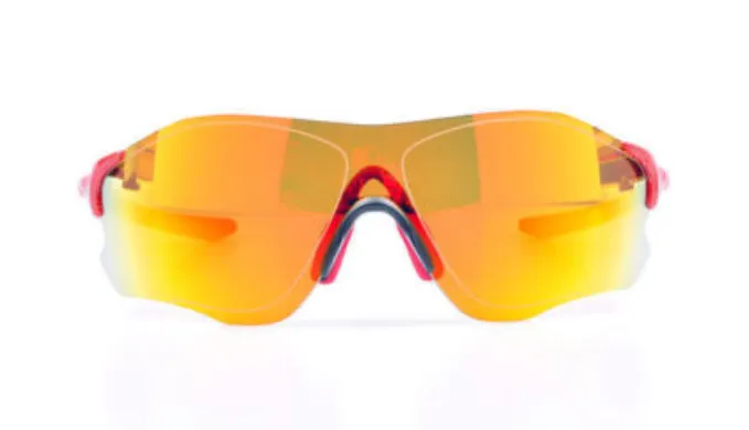 Oakley EVZero PATH Red Frame Yellow Lens Sunglasses (OO9313-08) -Ships Same/Next Day!