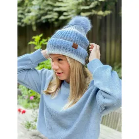 Ombre Fur Pom CC Beanie (Multiple Colors)