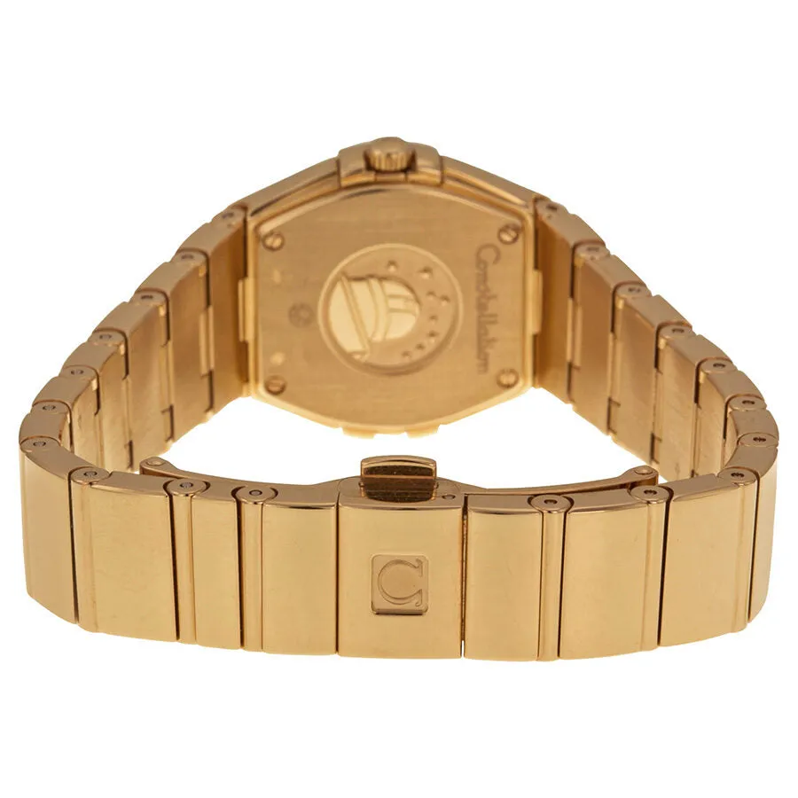 Omega Constellation 2009 Brown Dial 18kt Rose Gold Ladies Watch 12350246063002 123.50.24.60.63.002
