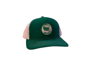 Philadelphia Eagles Patch Trucker Cap - Kelly/White
