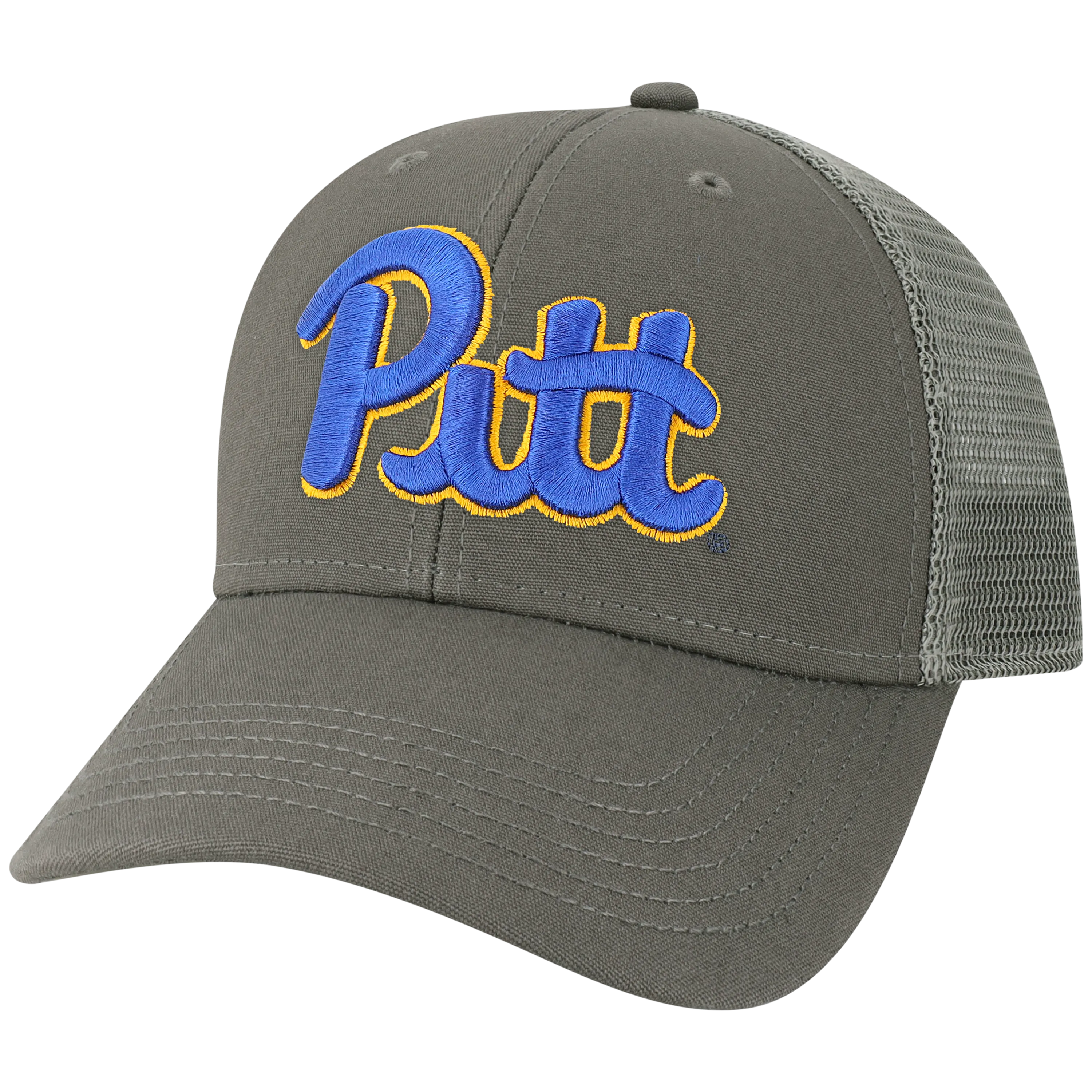 Pittsburgh Panthers Dark Grey Lo-Pro Snapback Adjustable Trucker Hat