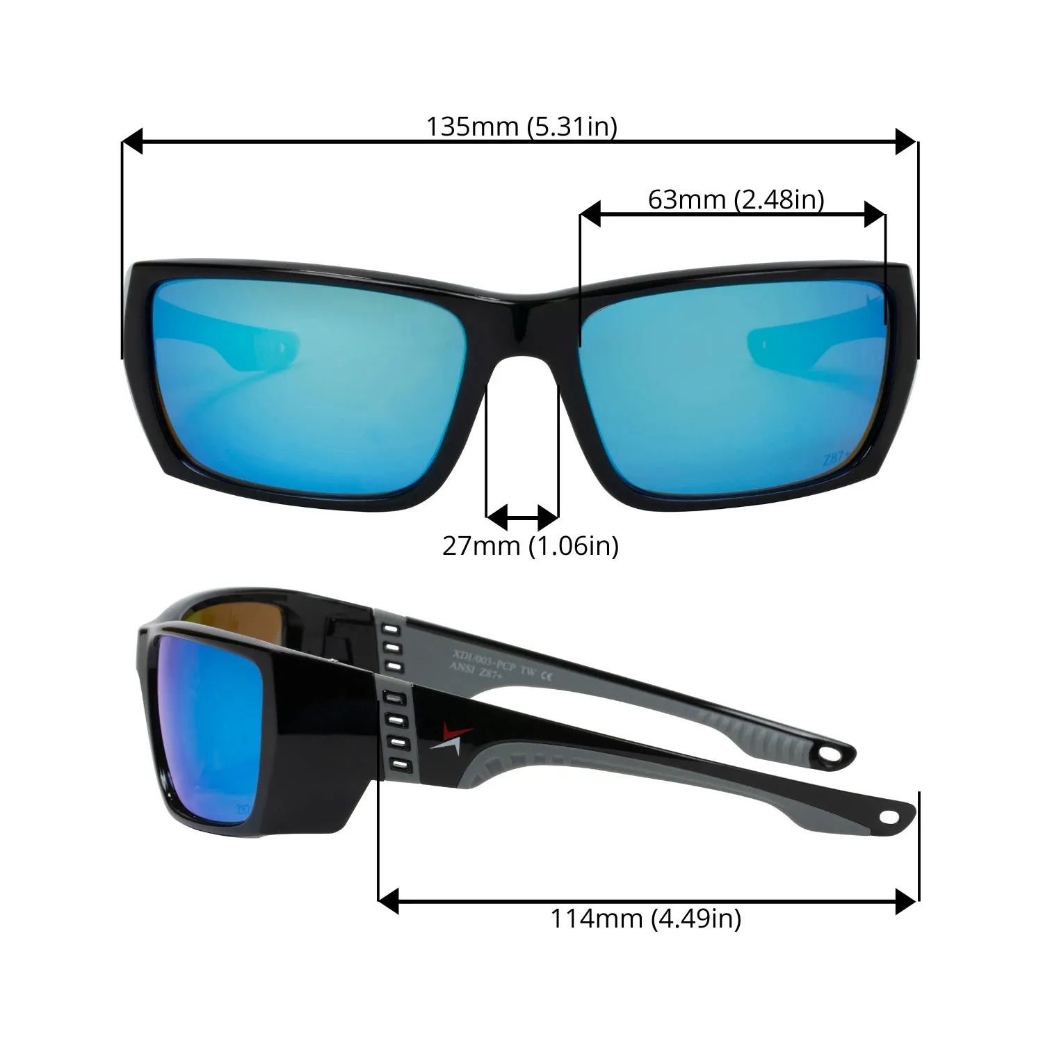 Polarized Mirror 003-1 Blue
