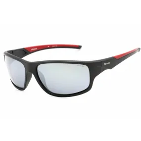 Polaroid Core Men's Sunglasses - Black/Red Plastic Full Rim Frame | Pld 7010/S 0OIT 00