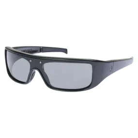POPGEAR | Polarized, Gloss Black, Gray Lens, Small