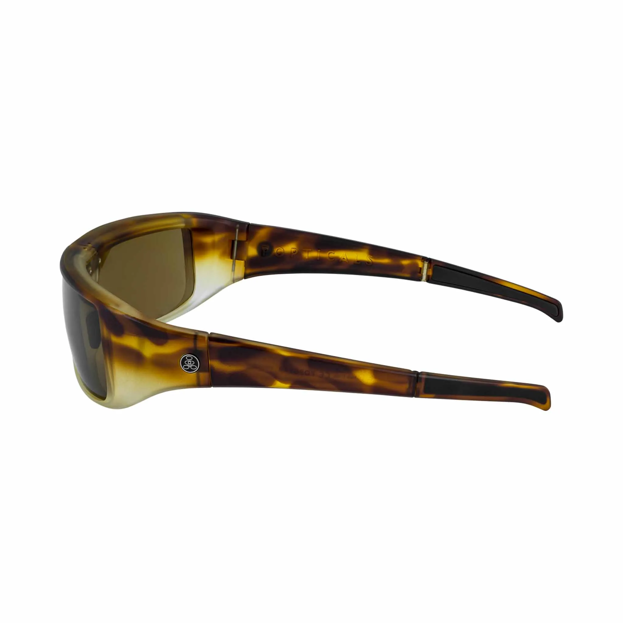 POPGEAR | Polarized, Matte Tortoise Crystal, Brown Lens
