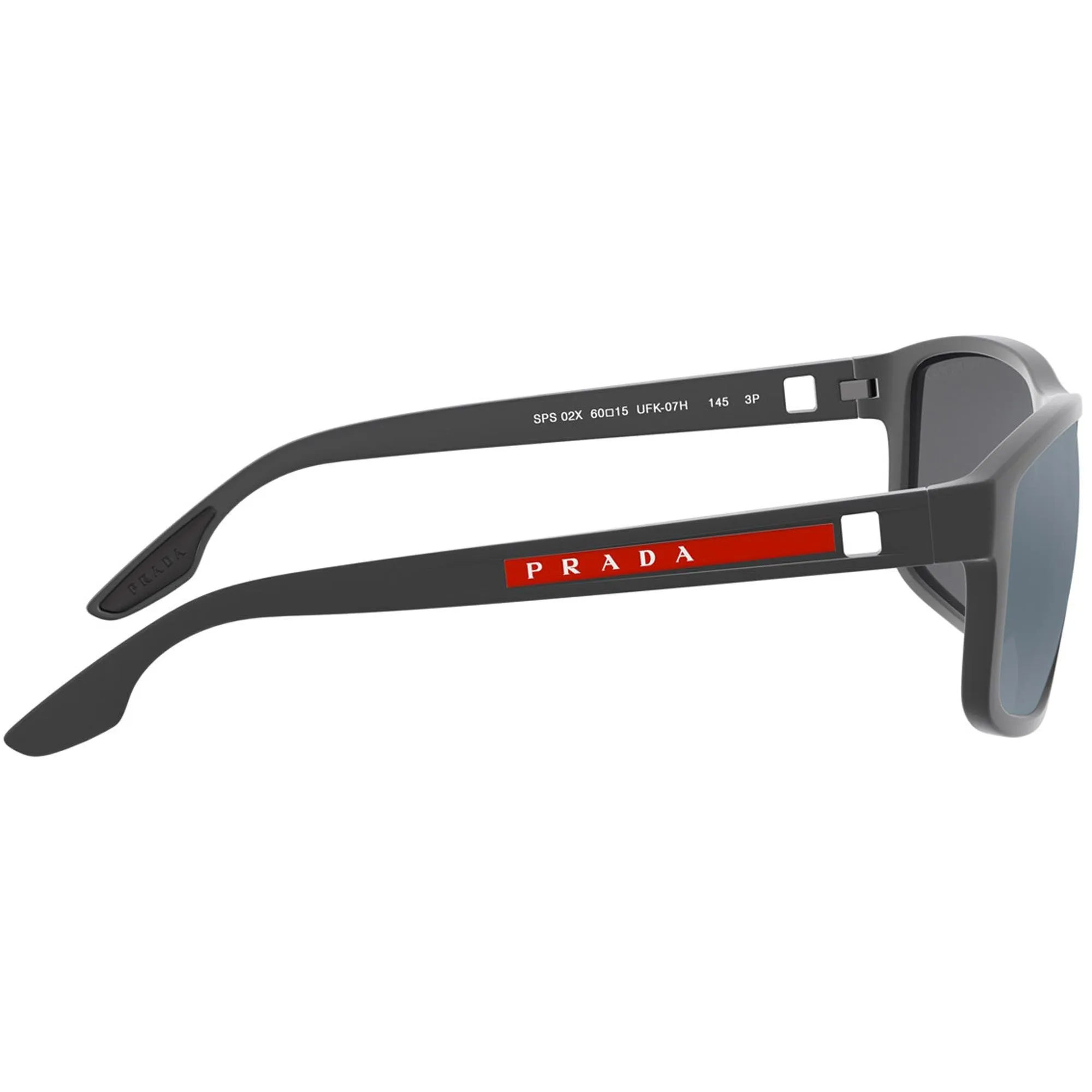 Prada Sport Men's Sunglasses - Linea Rossa Dark Grey Mirrored Lens 0PS 02XS UFK07H