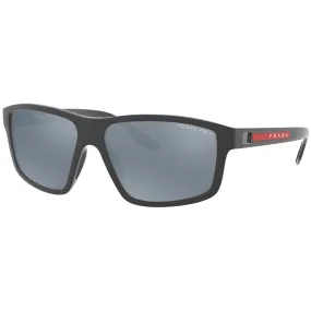 Prada Sport Men's Sunglasses - Linea Rossa Dark Grey Mirrored Lens 0PS 02XS UFK07H