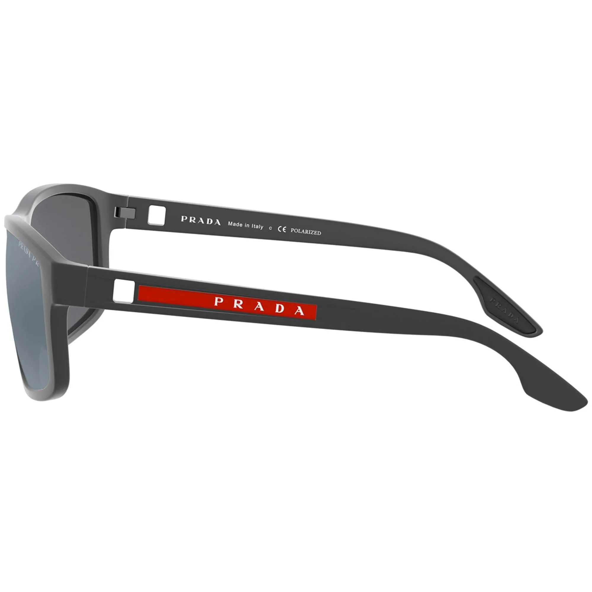 Prada Sport Men's Sunglasses - Linea Rossa Dark Grey Mirrored Lens 0PS 02XS UFK07H