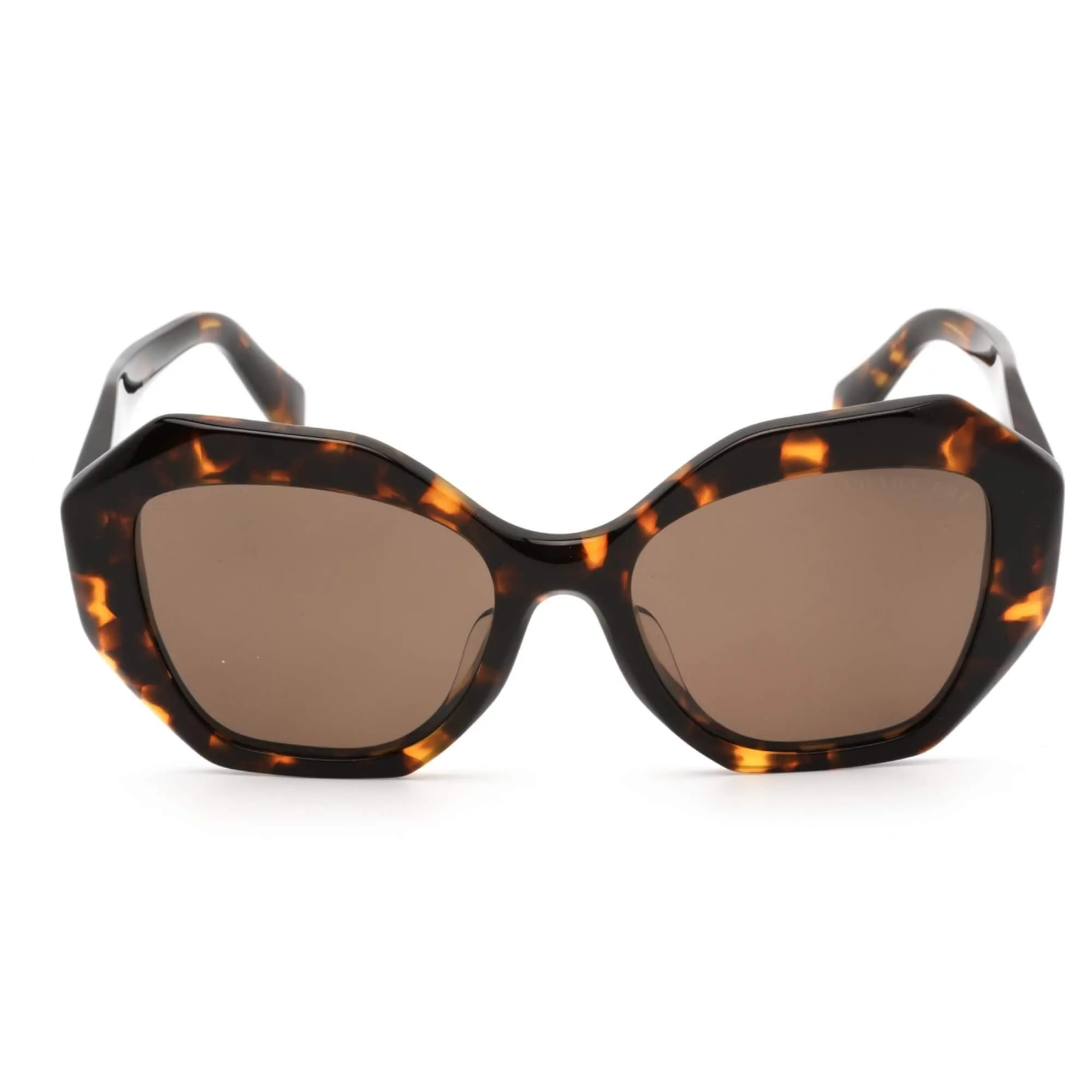 Prada Women's Sunglasses - Honey Tortoise Frame Brown Mauve Lens | 0PR 16WSF VAU05C