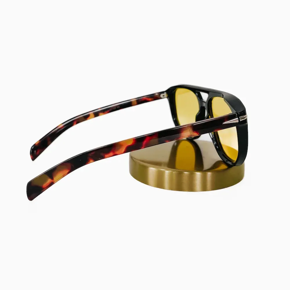Pretty Simple Goldie Double Bridge Aviator Sunglasses