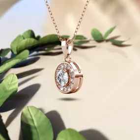 Queen of Sparkle Pendant Necklace in Rose Gold Embellished with Crystals from SWAROVSKI®