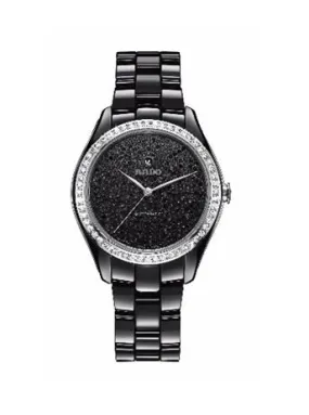 Rado Hyperchrome Automatic Diamond Black Dial Ladies Watch R32482722