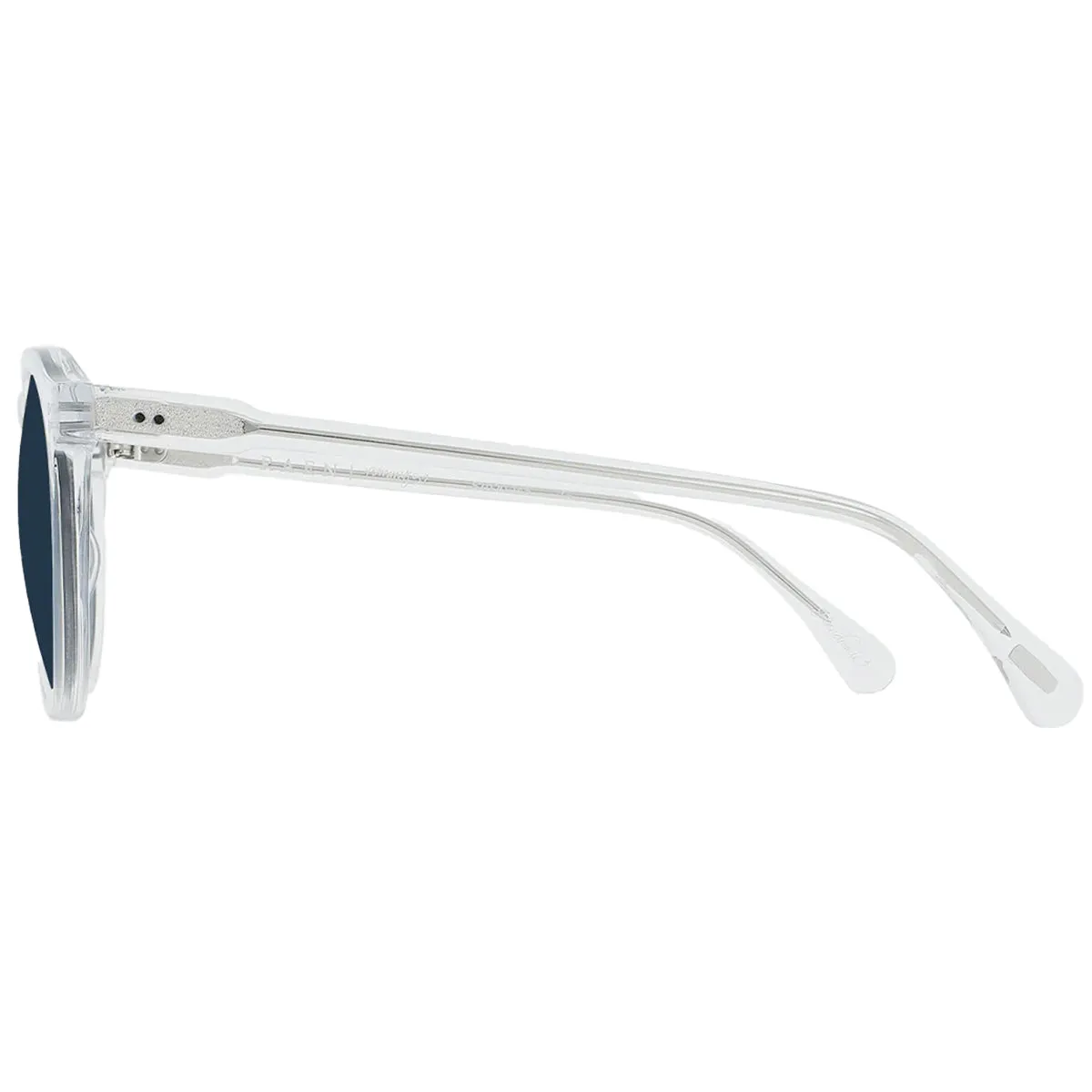 RAEN Remmy Polarized Sunglasses - Crystal Clear/Blue Smoke