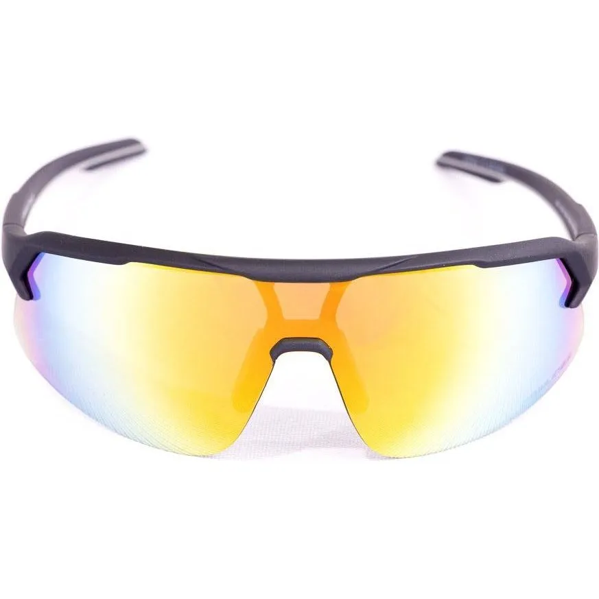 Rawlings RY2101 Youth Boys Baseball Shield Sunglasses Sport (Black/Yellow)