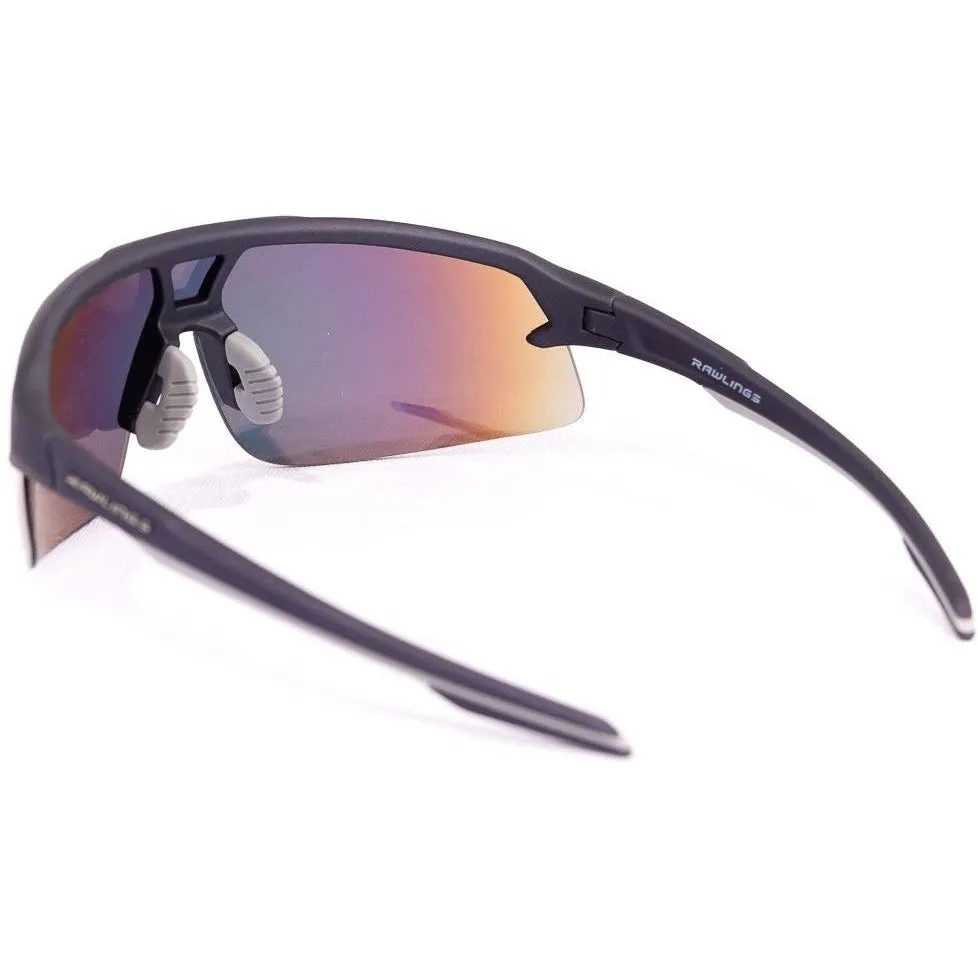 Rawlings RY2101 Youth Boys Baseball Shield Sunglasses Sport (Black/Yellow)