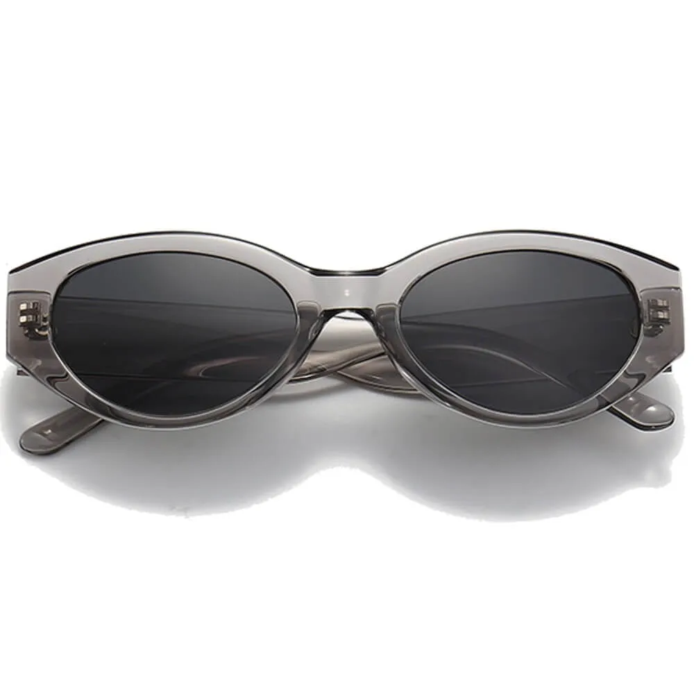 Rectangle Polarized Sunglasses Retro Square Frame UV400 Protection for Women