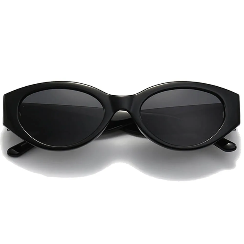 Rectangle Polarized Sunglasses Retro Square Frame UV400 Protection for Women