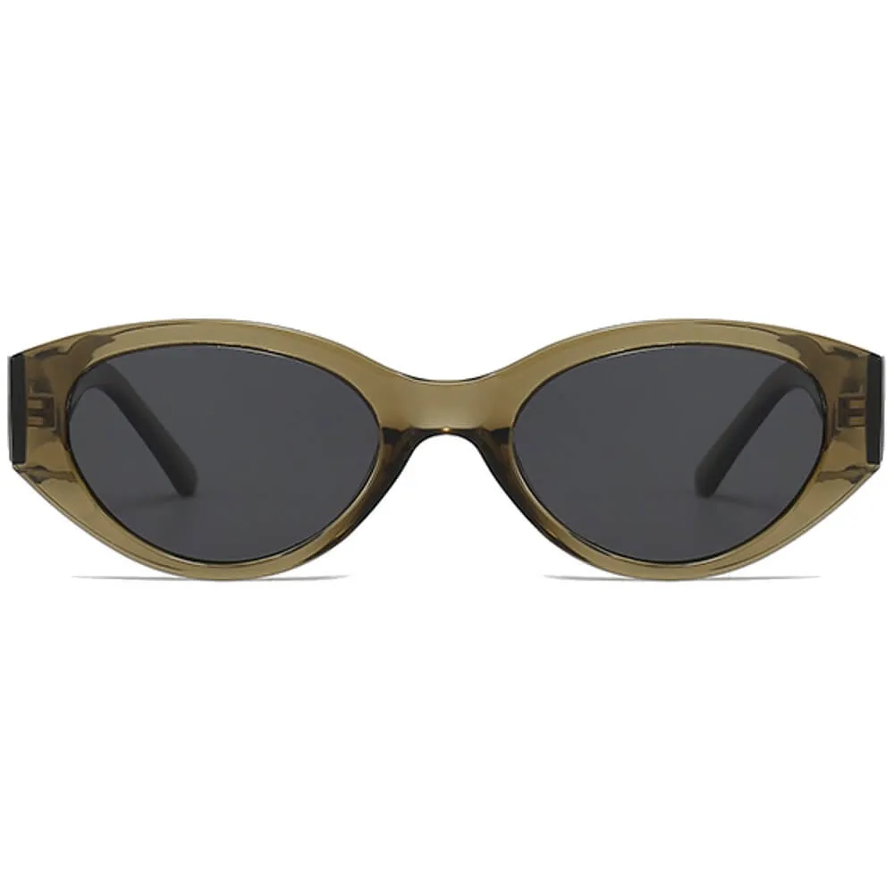 Rectangle Polarized Sunglasses Retro Square Frame UV400 Protection for Women