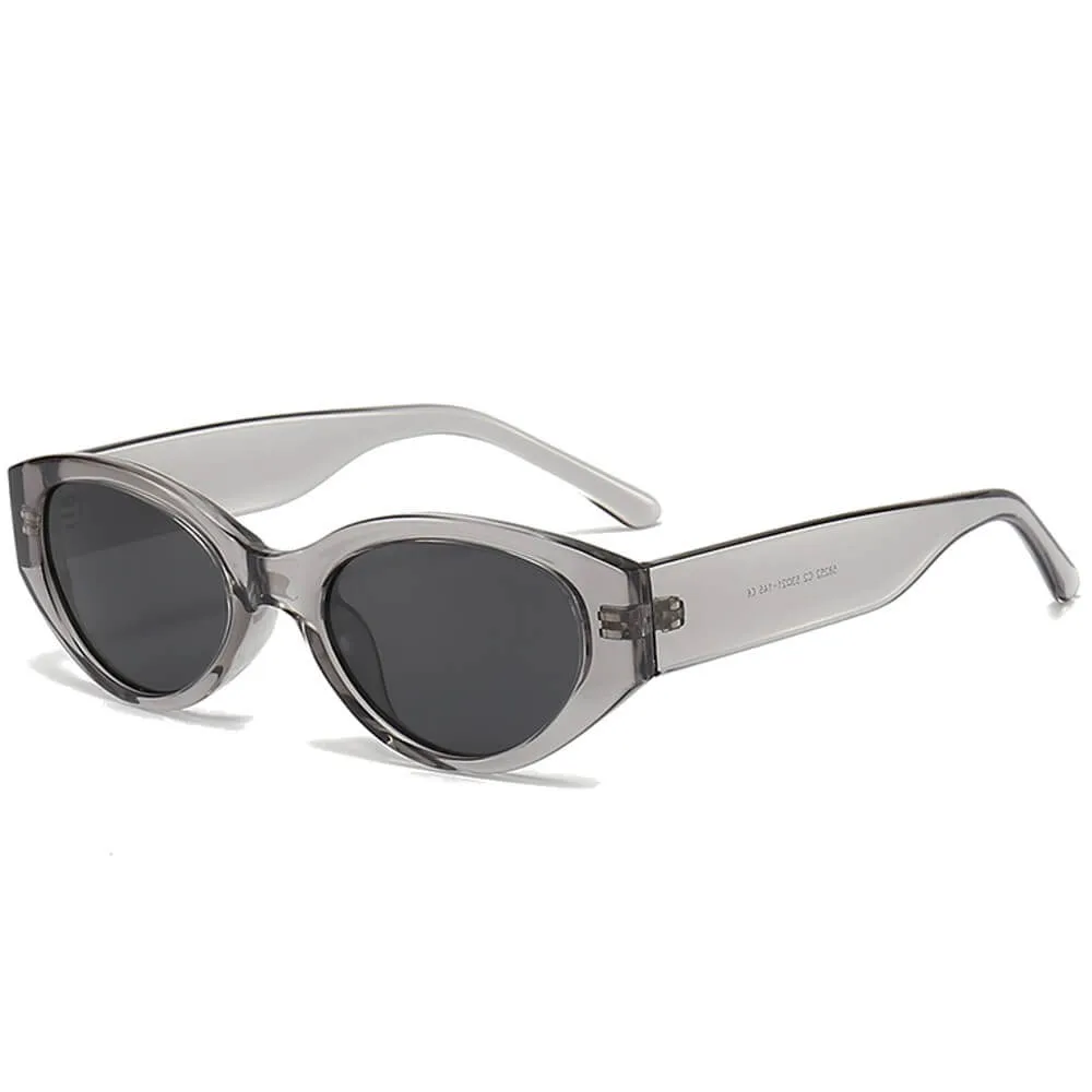 Rectangle Polarized Sunglasses Retro Square Frame UV400 Protection for Women
