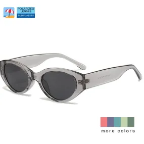 Rectangle Polarized Sunglasses Retro Square Frame UV400 Protection for Women
