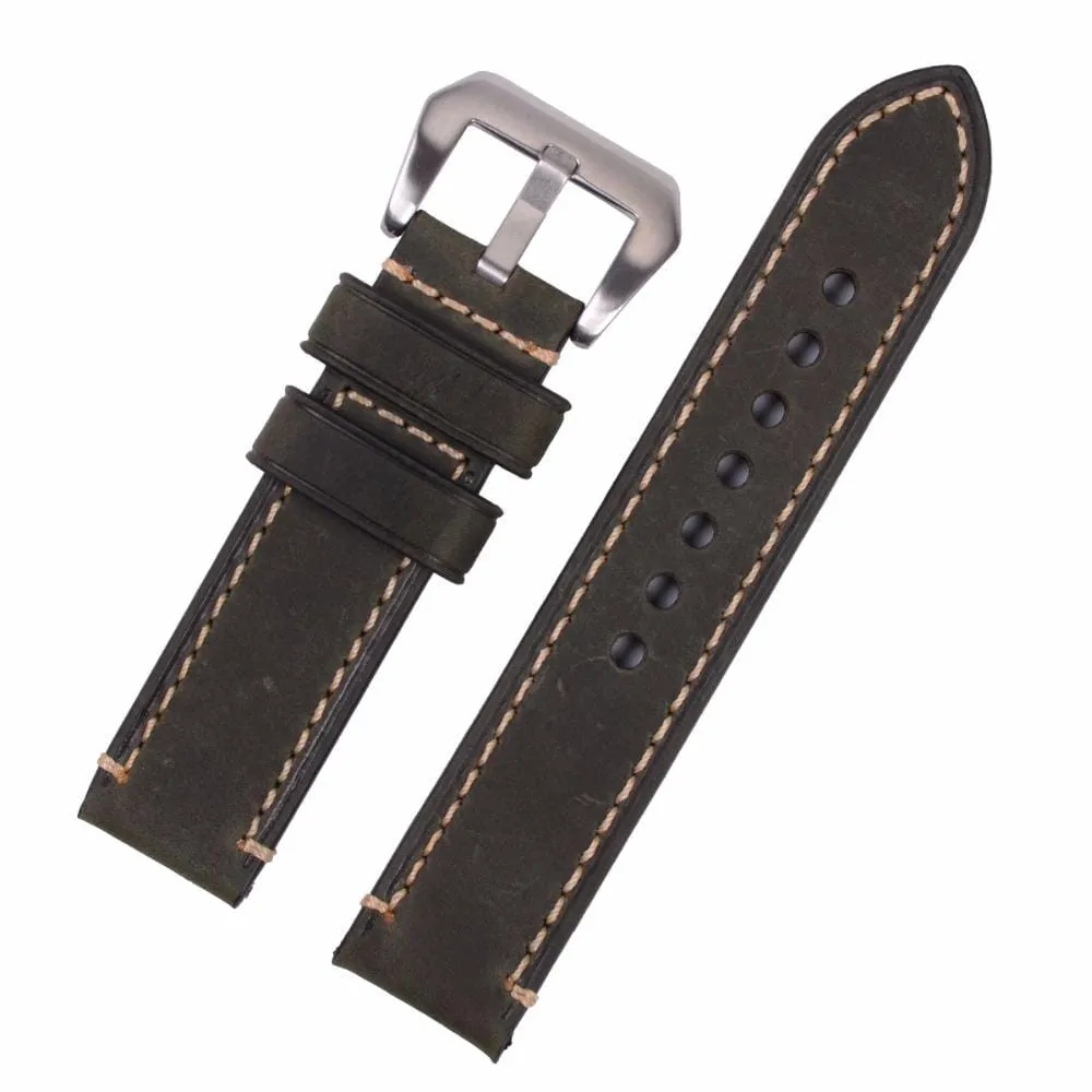 Retro Leather Straps Compatible with the Garmin Vivoactive 5