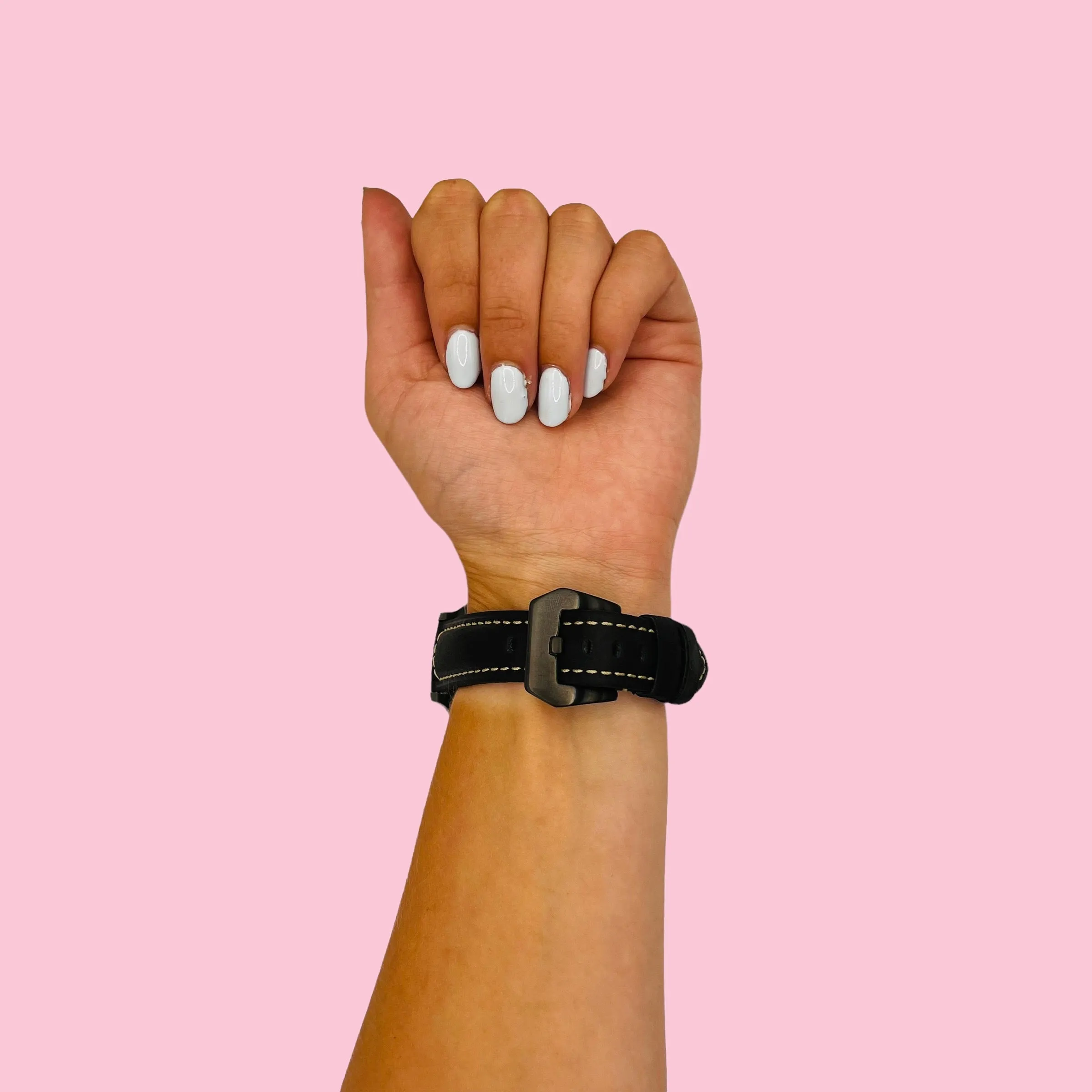 Retro Leather Straps Compatible with the Garmin Vivoactive 5