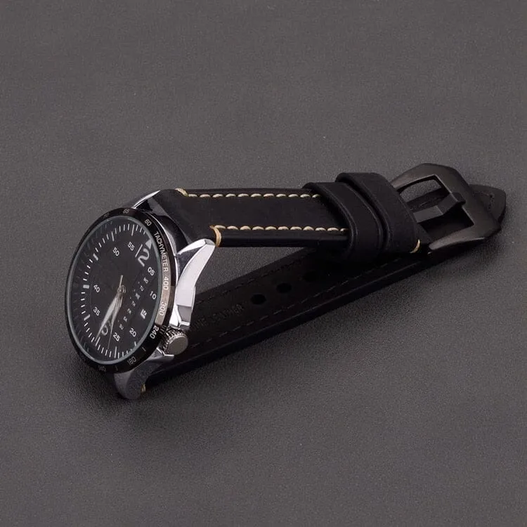 Retro Leather Straps Compatible with the Garmin Vivoactive 5