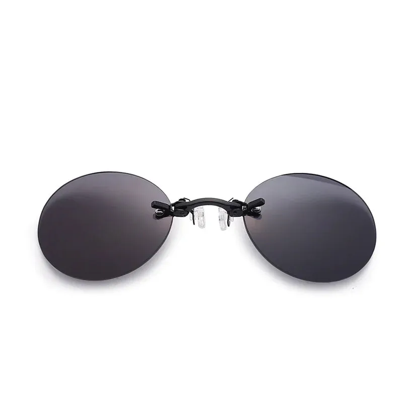 Retro Metal Round Frame Sunglasses