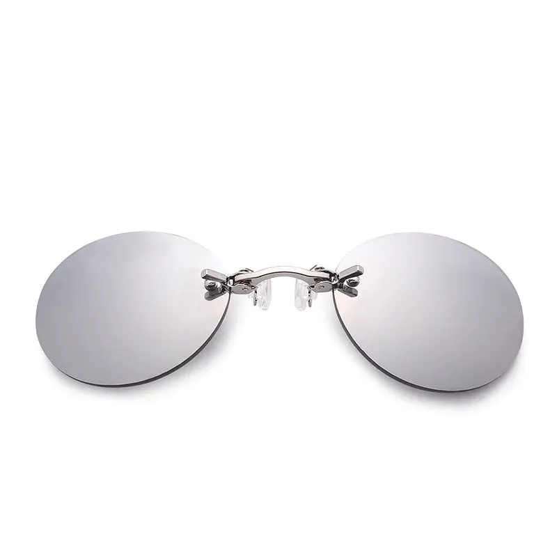 Retro Metal Round Frame Sunglasses