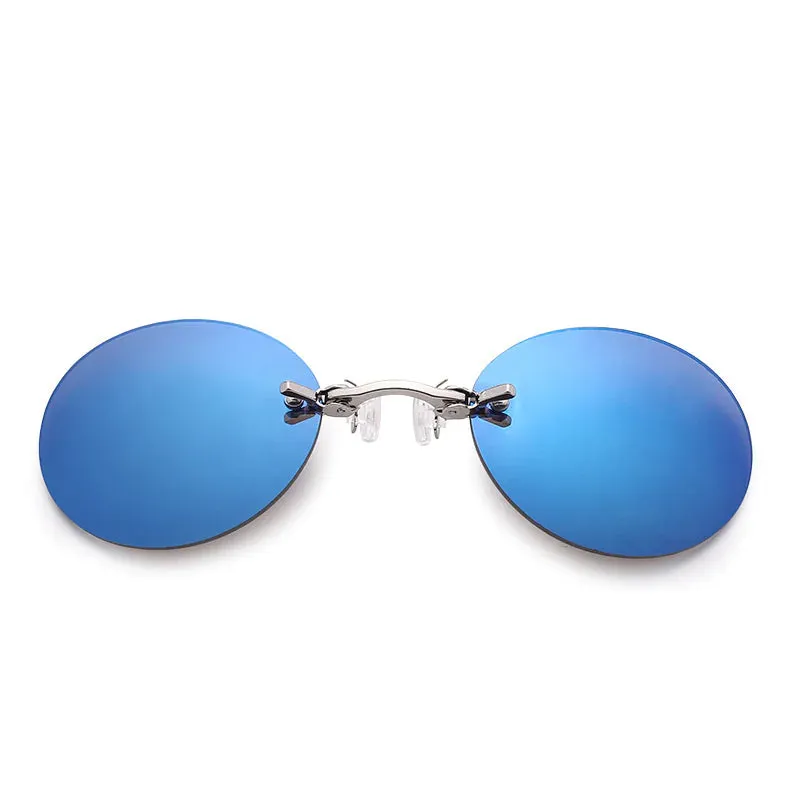 Retro Metal Round Frame Sunglasses