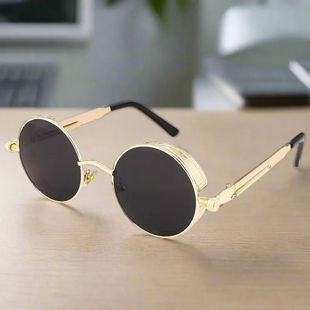 Retro Round Polarized Sunglasses