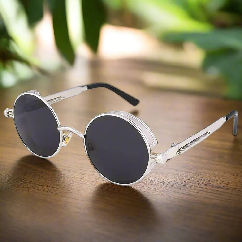 Retro Round Polarized Sunglasses