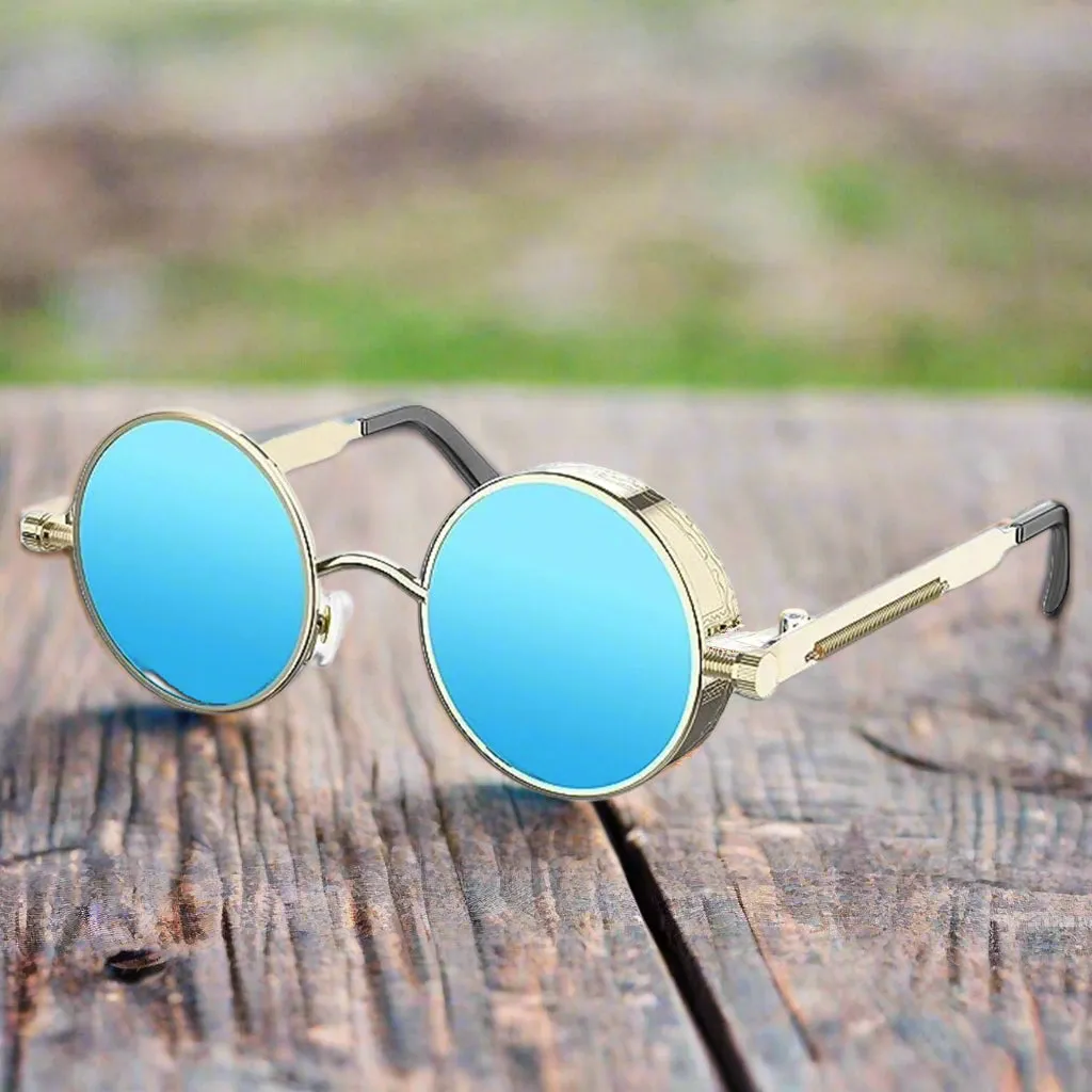 Retro Round Polarized Sunglasses