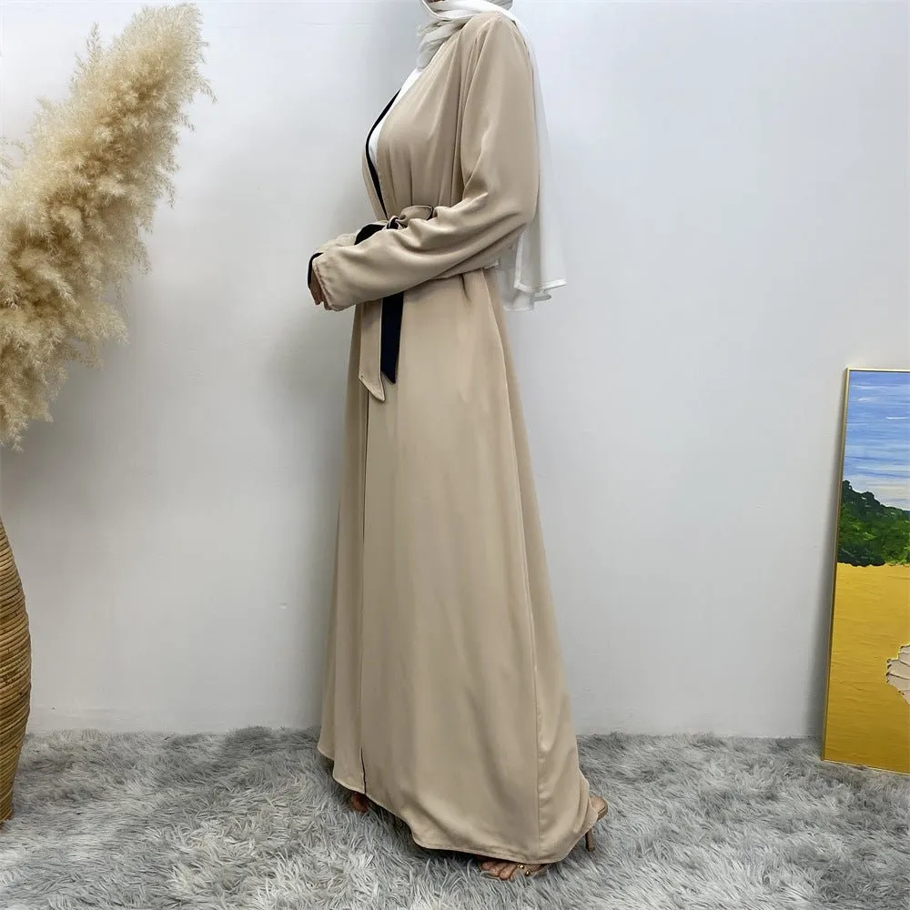 Reversible Open Abaya with Pockets (MOA110)