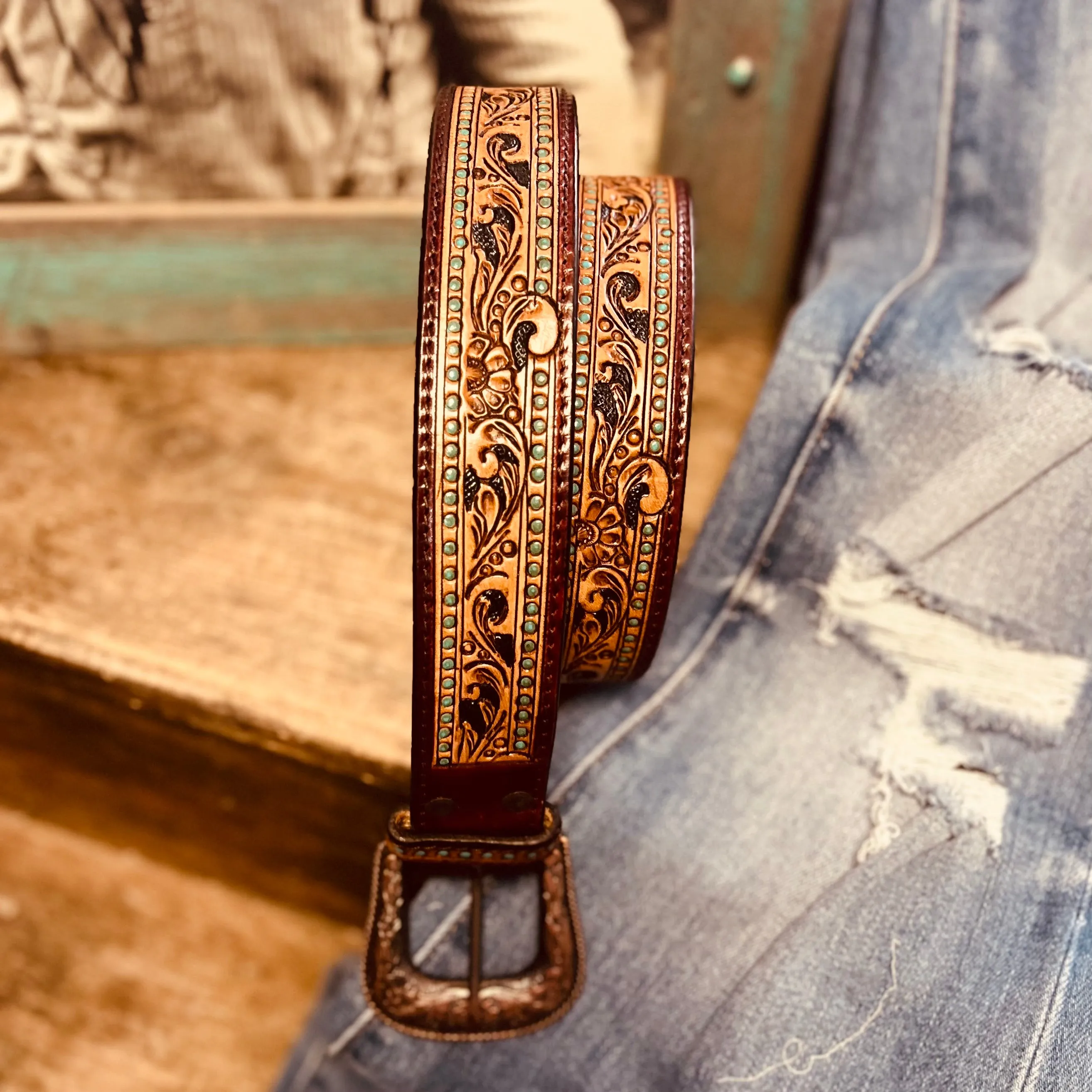 Rich Darling Tooled Belt