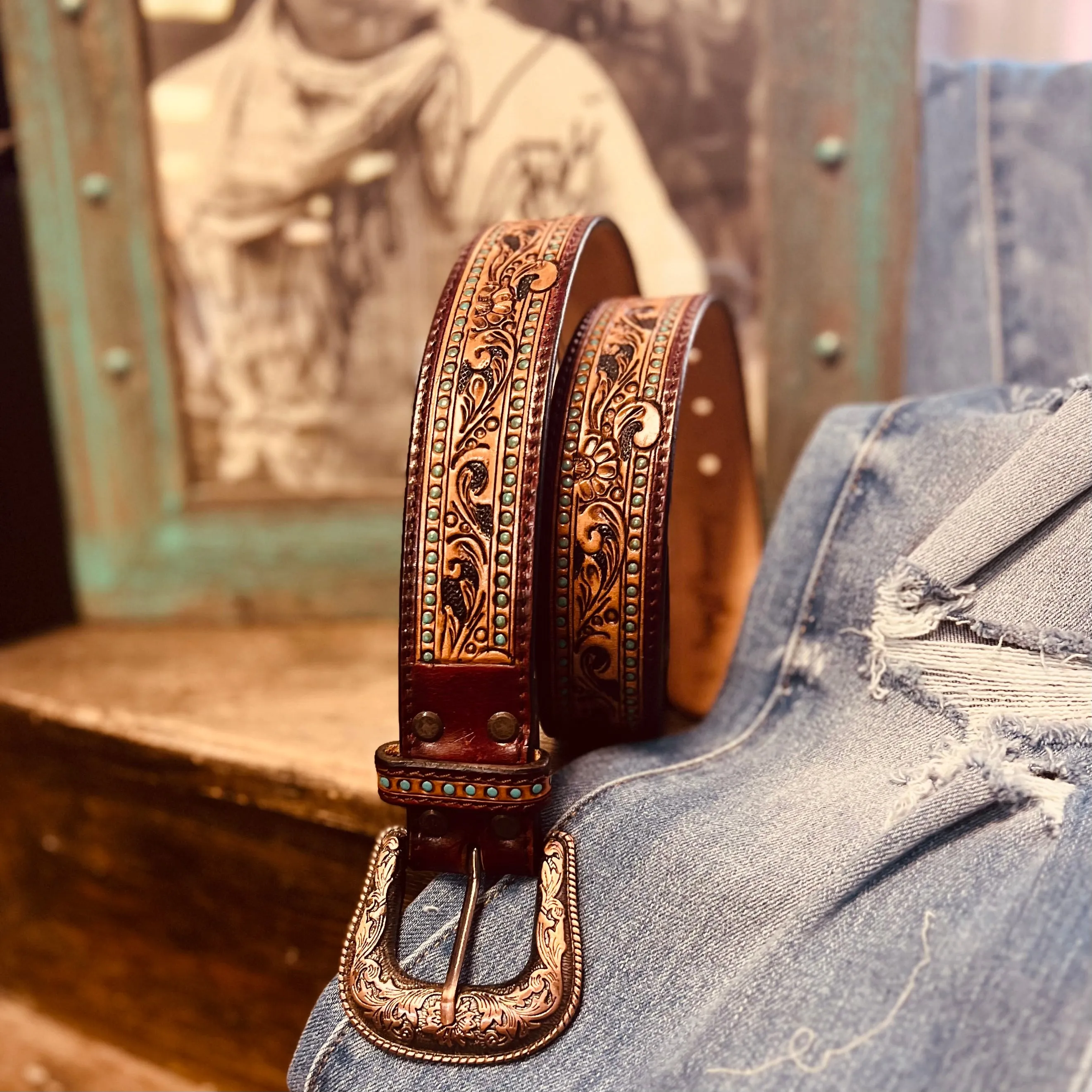 Rich Darling Tooled Belt