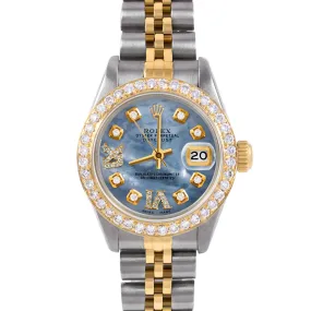 Rolex Datejust 26mm | 6917-TT-BLMOP-8DR69-BDS-JBL