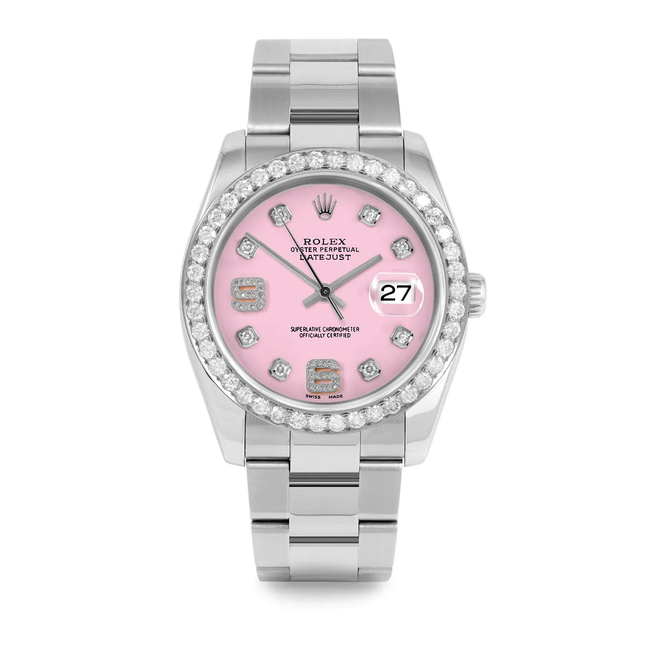 Rolex Datejust 36mm | 116234-PNK-8DA69-25CT-OYS