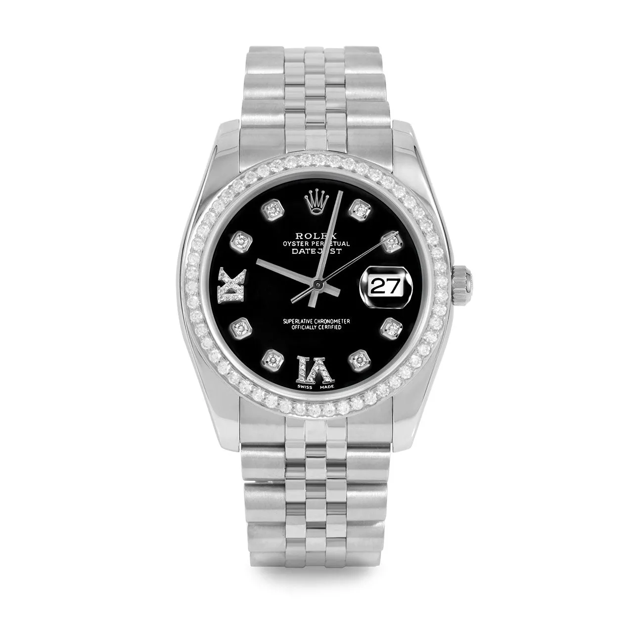 Rolex Datejust 36mm | 16234-BLK-8DR69-BDS-JBL